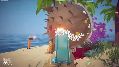 Official How to Fish screenshot of players fighting a giant Pufferfish
